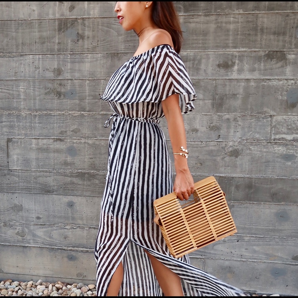 LAST ONE!Bamboo Satchel Crossbody- Medium - Picture 4 of 8